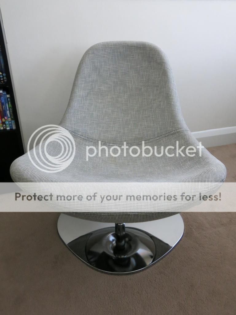 Ikea Tirup Swivel / Egg Chair, Grey Colour, Excellent Condition eBay